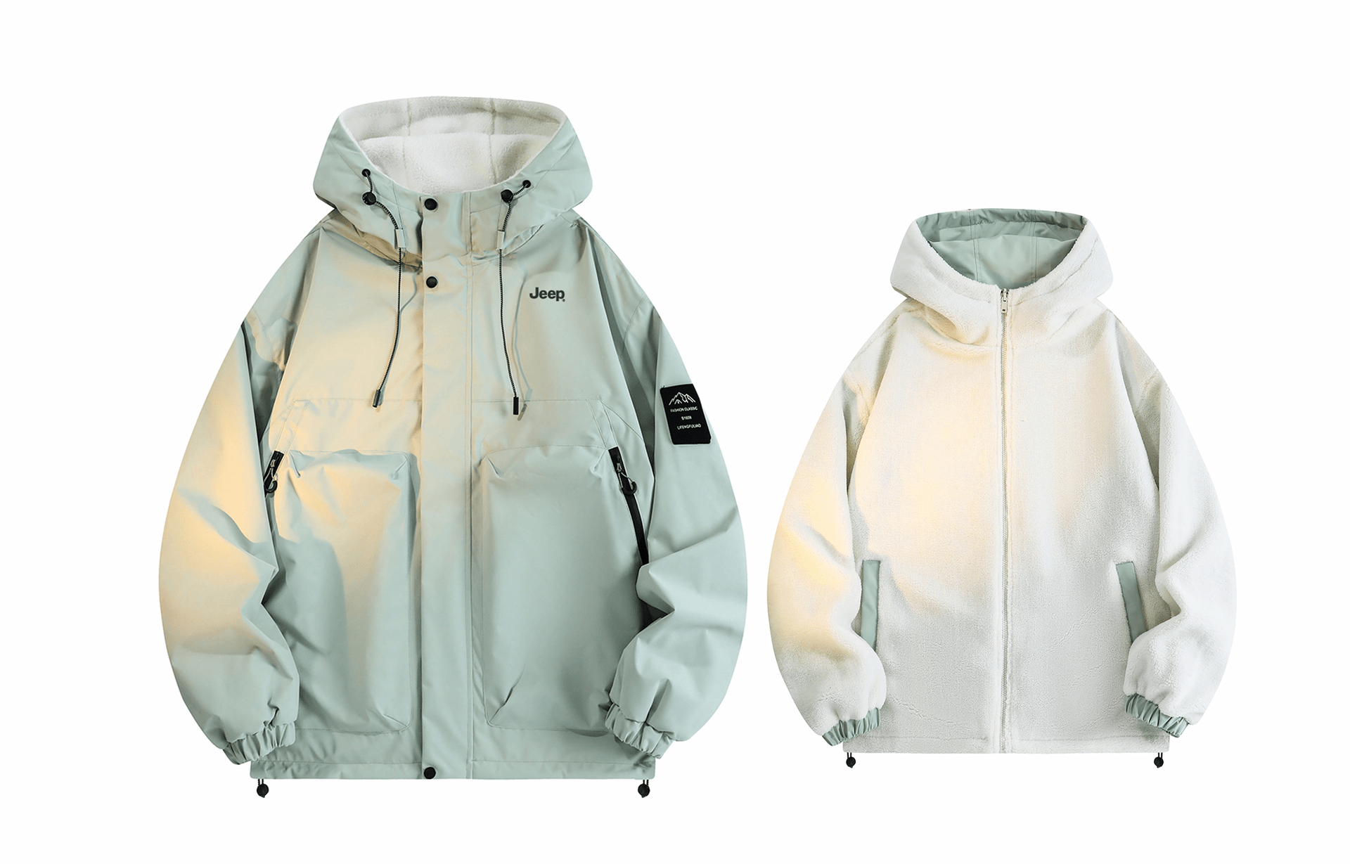 Jeep Hoodie Cotton Jacket Men