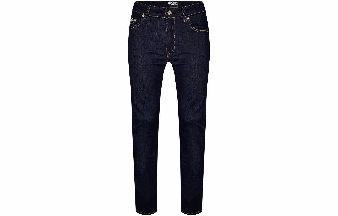 Versace Jeans Couture Logo Straight Jeans Dark Blue