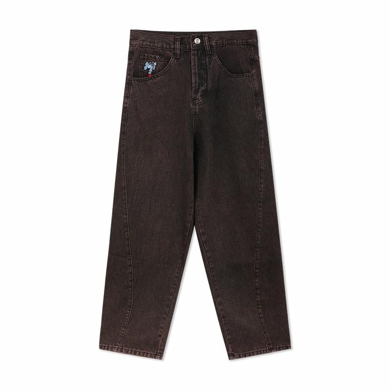 MIND ERROR Vintage Washed Elephant Jeans