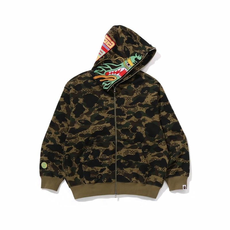 A BATHING APE BAPE x CLOT SS25 Camo Hoodie