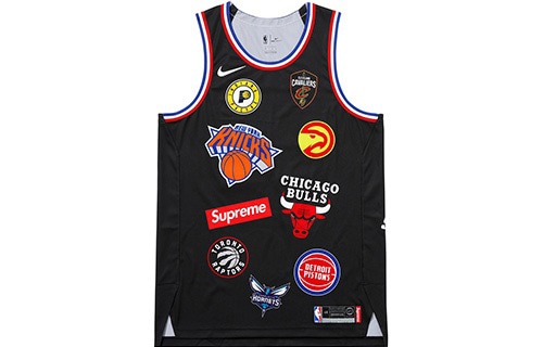 Supreme x Nike NBA Teams Authentic Jersey Black