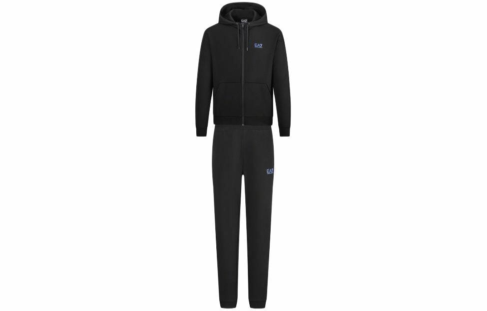 Emporio Armani EA7 FW23 Black Tracksuit