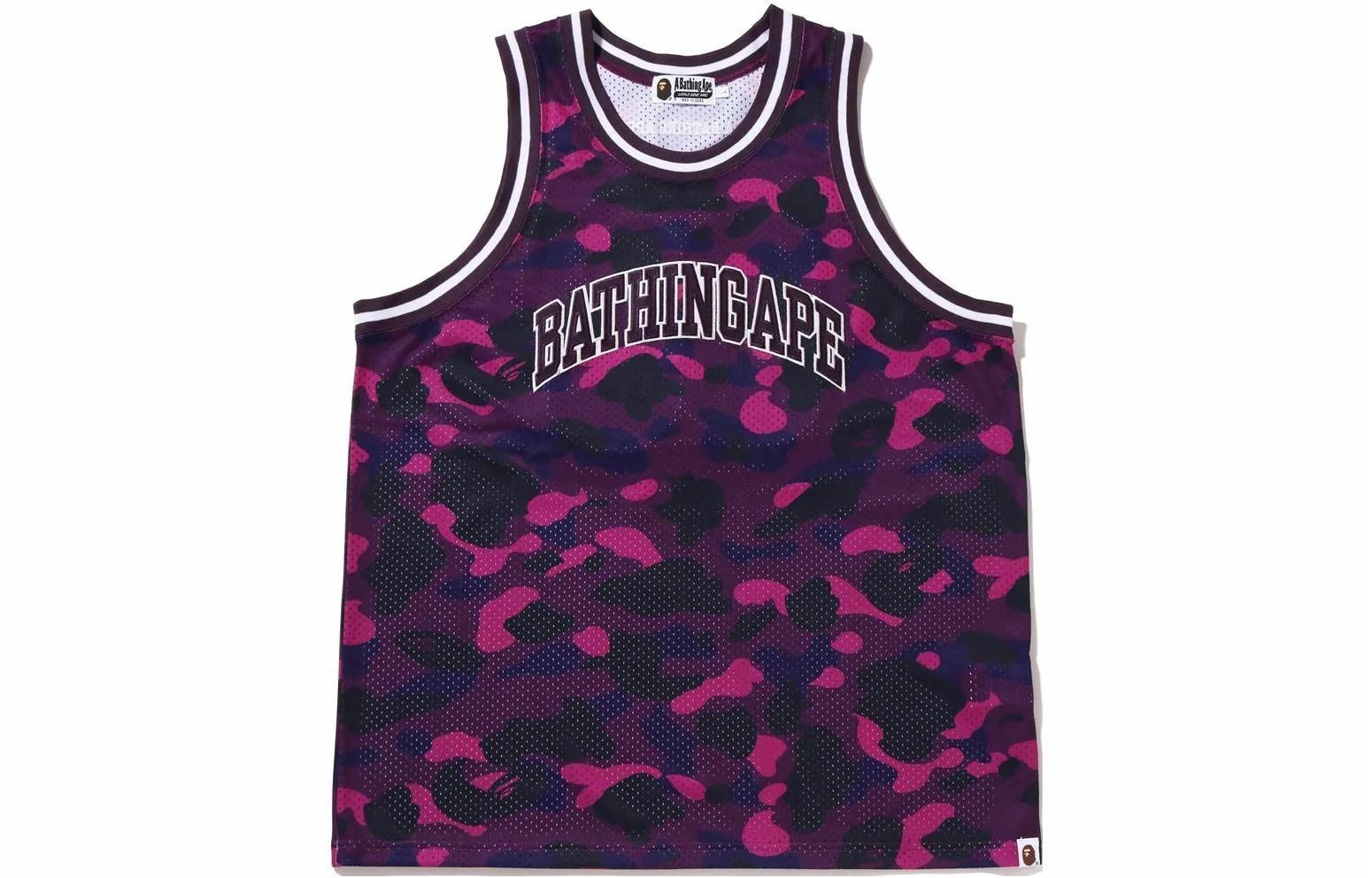 A BATHING APE BAPE SS22 Camo Basketball Vest