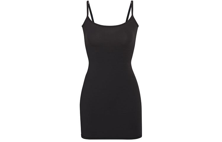 SKIMS Fits Everybody Slip Dress Onyx
