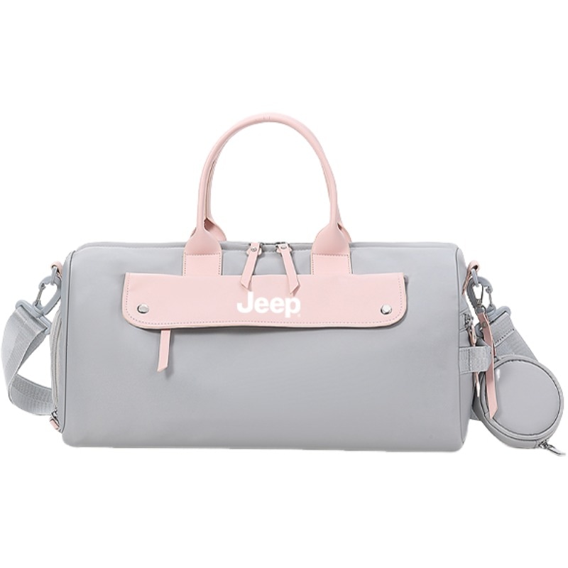 Jeep Gym Bag Grey Pink