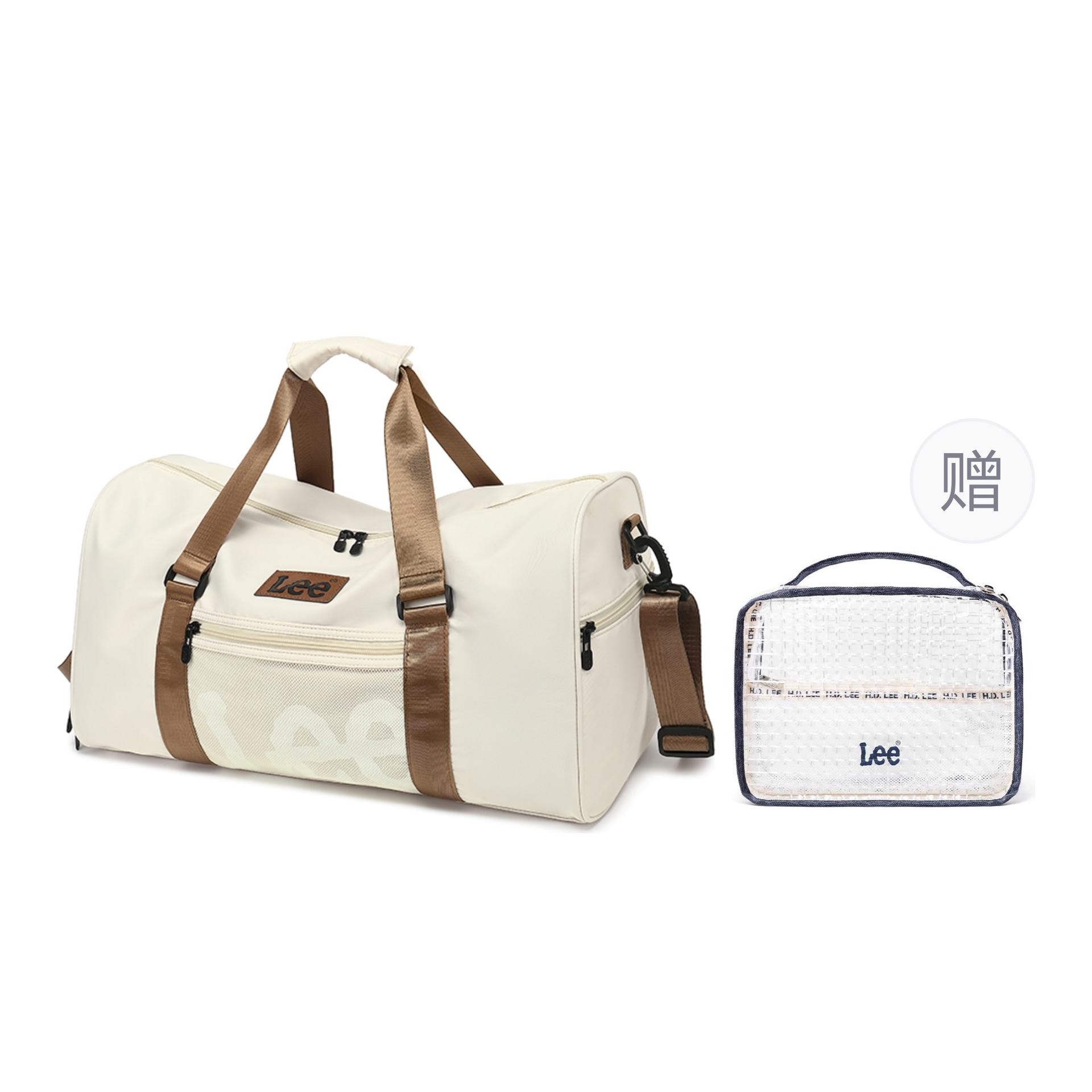 Lee Travel Gym Bag Khaki/Black