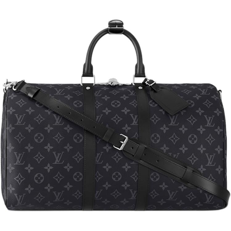 LOUIS VUITTON/路易威登 Louis Vuitton Keepall 45 Black Grey