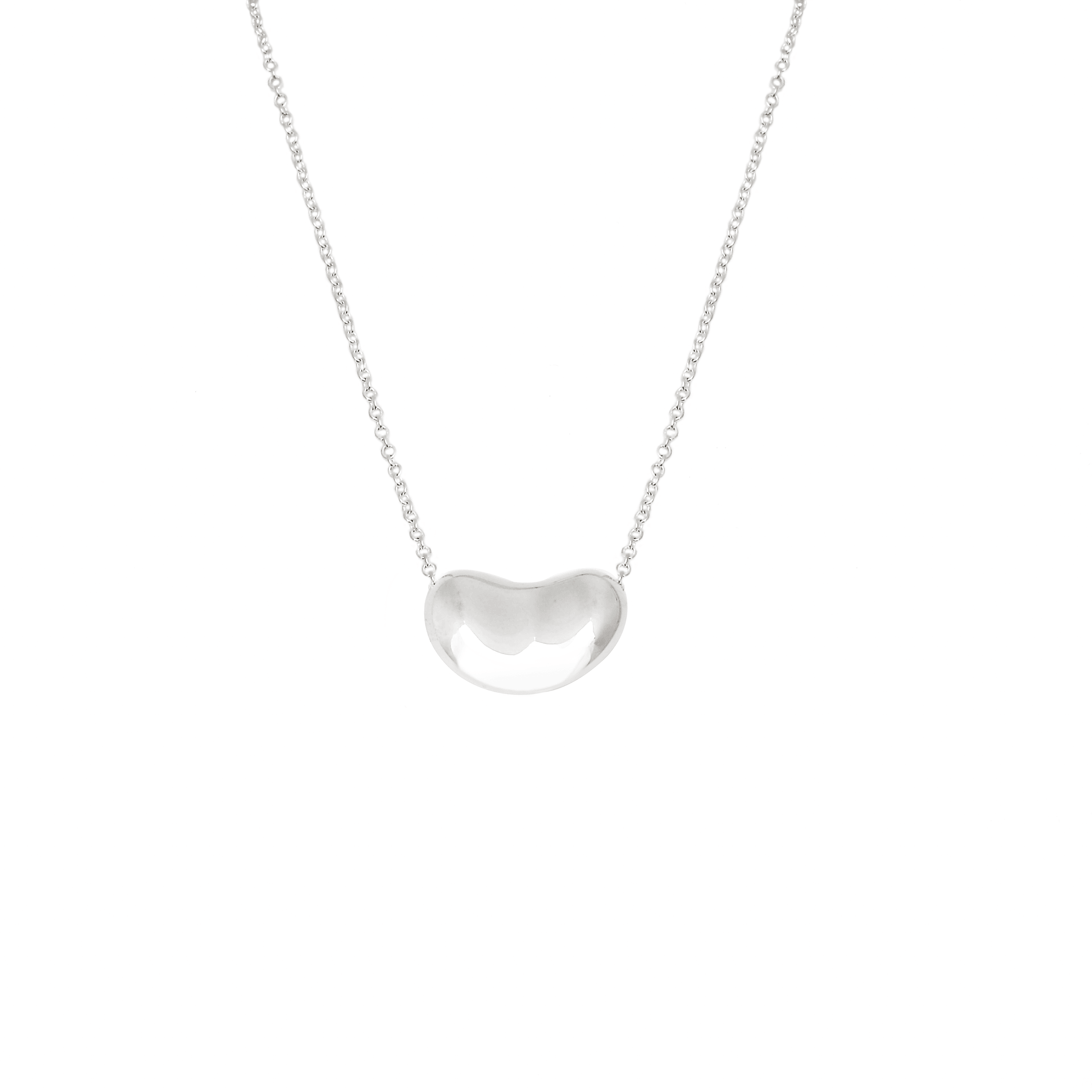 TIFFANY & CO./蒂芙尼 TIFFANY & CO. Elsa Peretti Large Bean Necklace 925 Silver