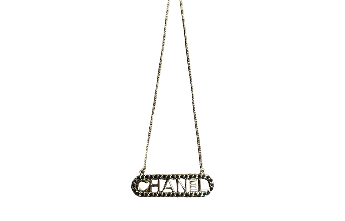 CHANEL Necklace Gold Unisex