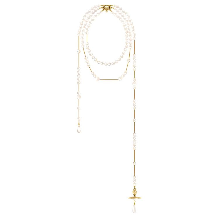 Vivienne Westwood Broken Pearl Necklace