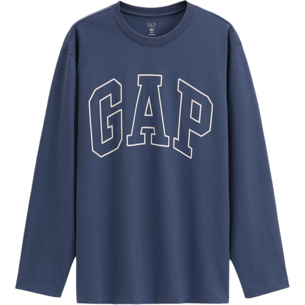 GAP Logo Print Long Sleeve T-Shirt