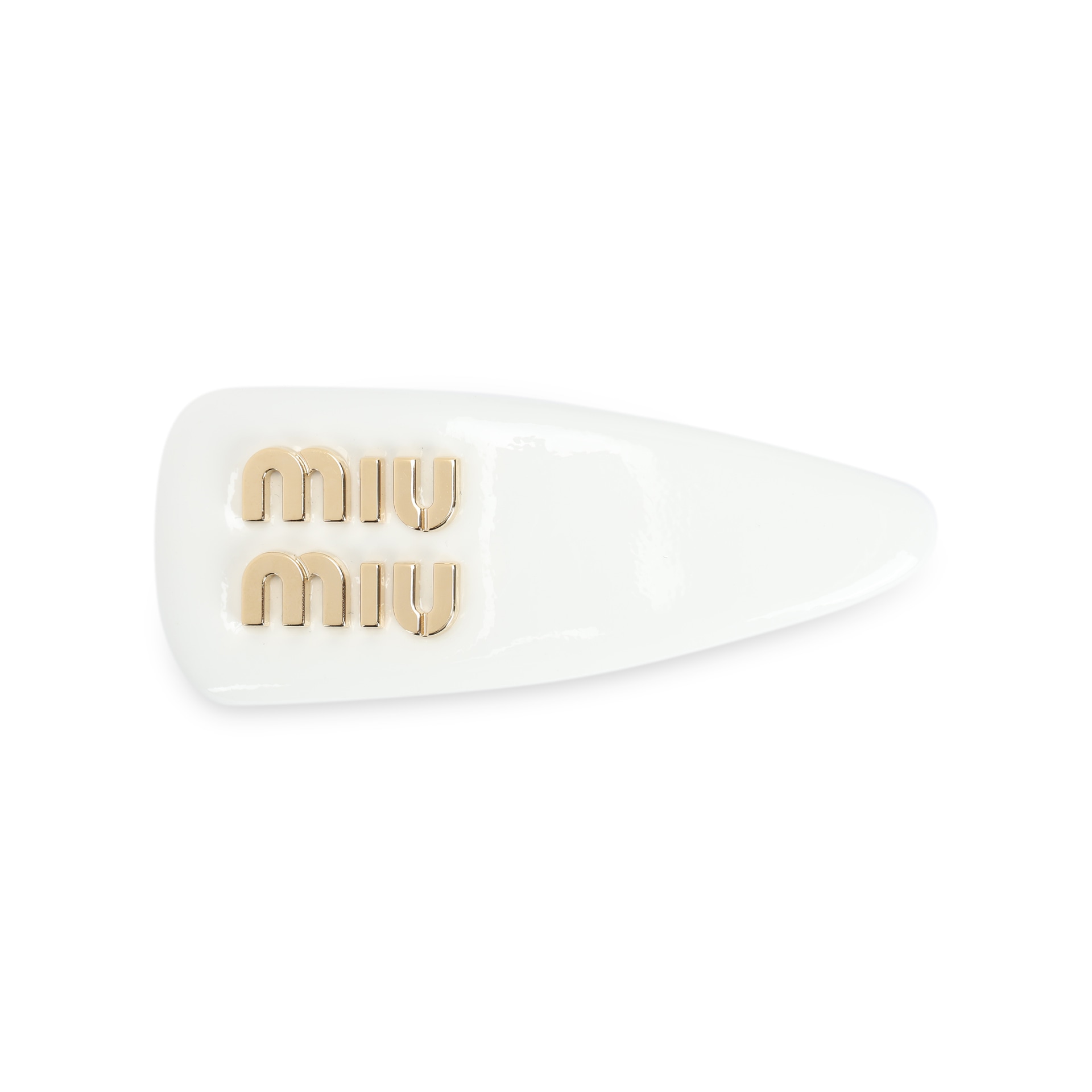 Miu Miu Hair Clip White
