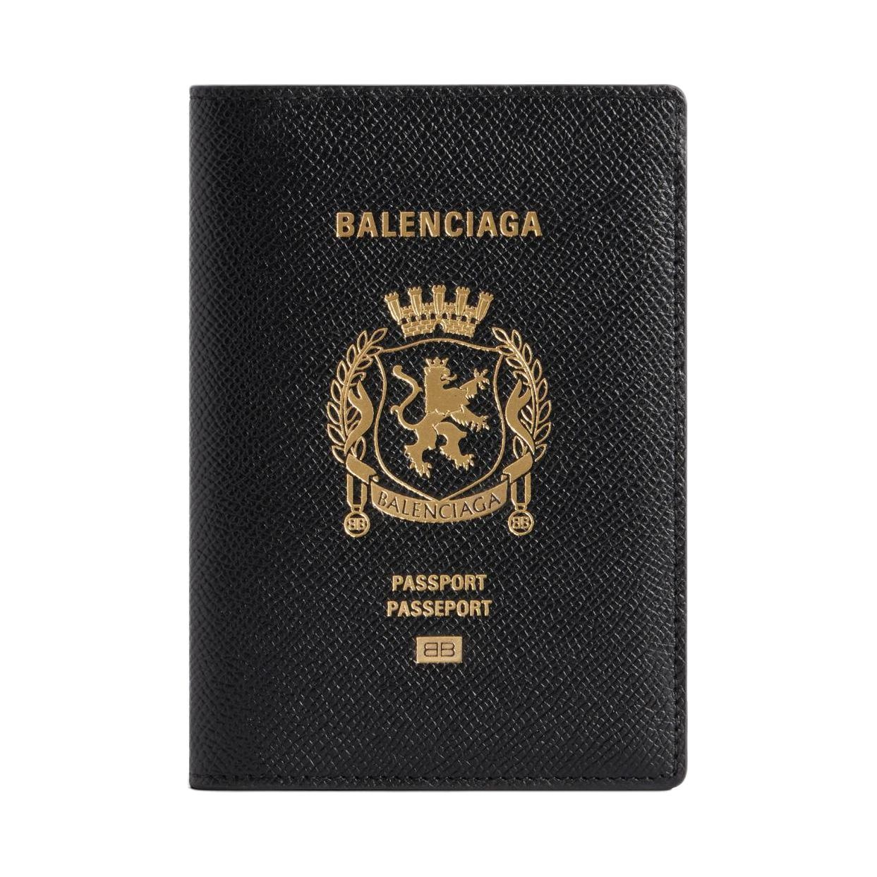 Balenciaga Passport Holder Black