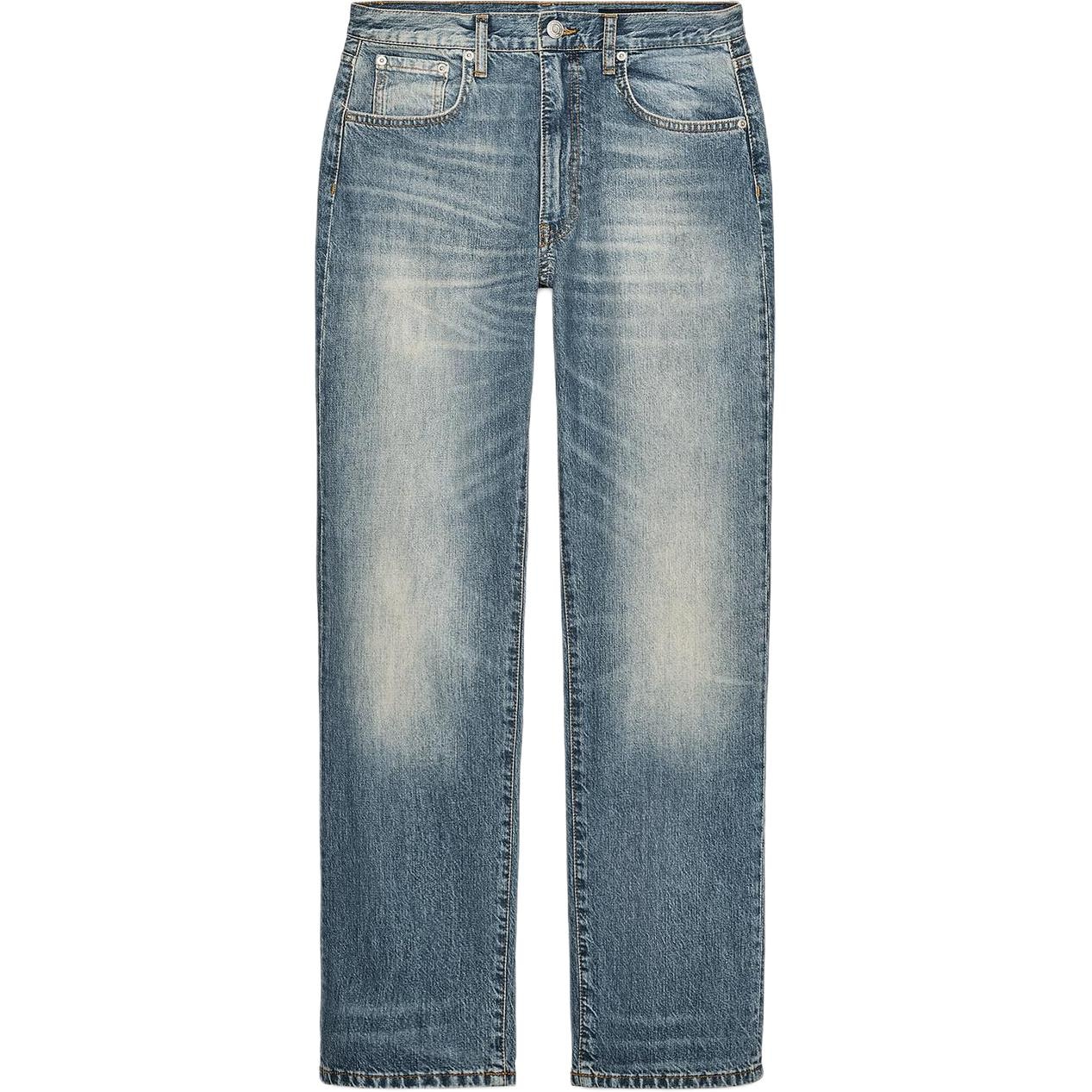 ZARA ZW Series Washed Loose Low-Rise Jeans