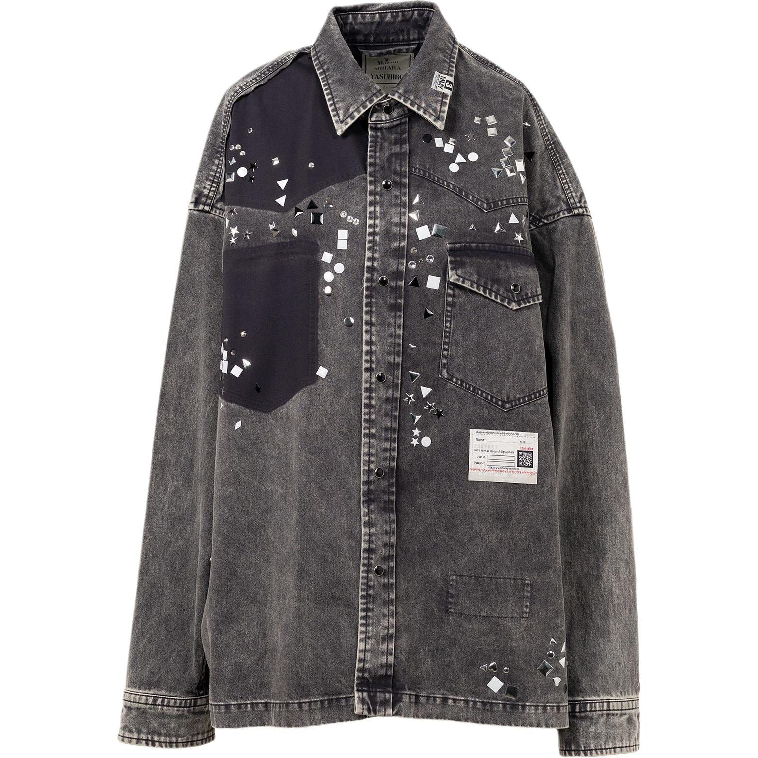 Maison Mihara Yasuhiro FW25 Embellished Distressed Shirt 2025