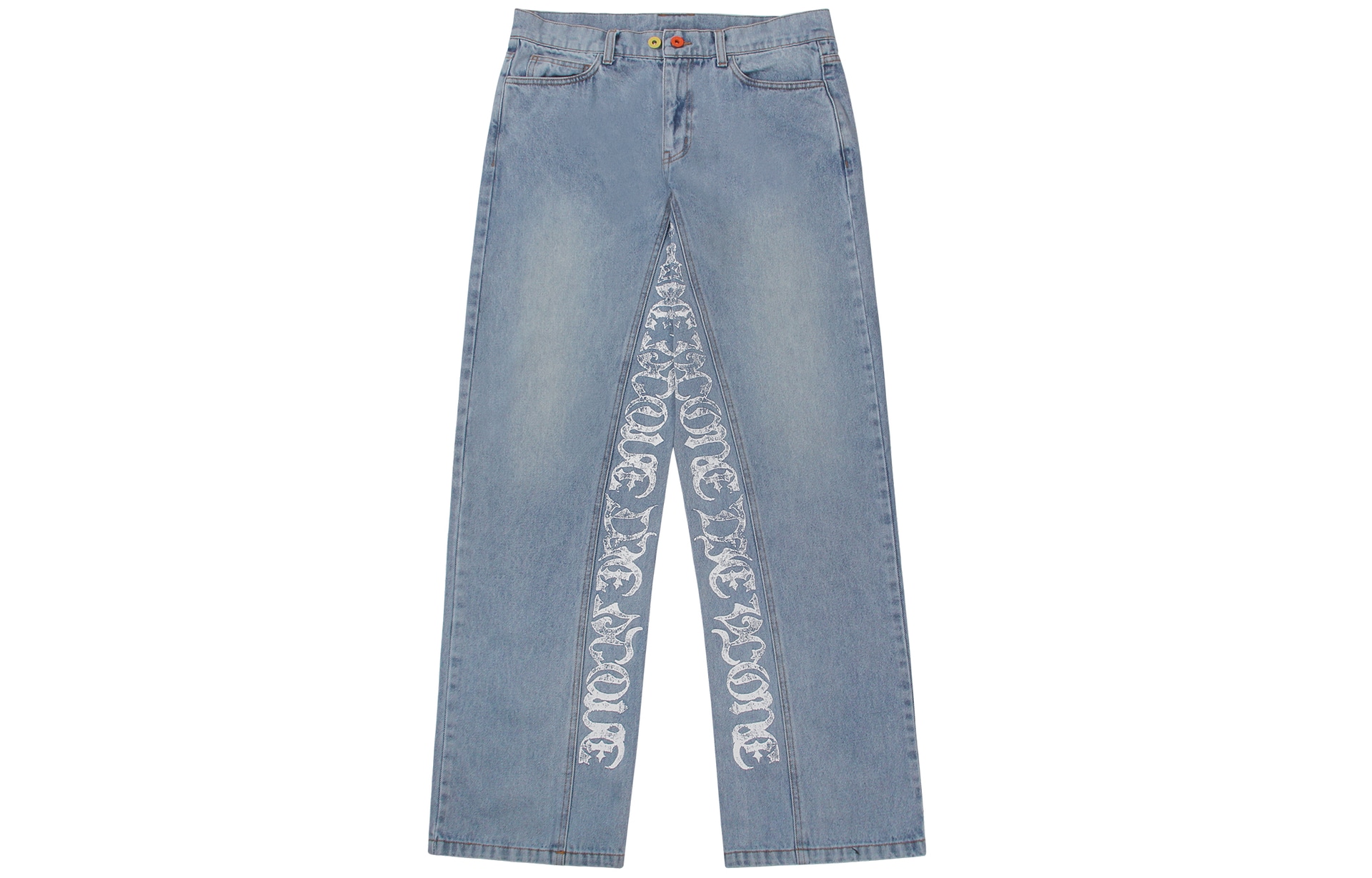 VLONE Gothic Slogan Jeans