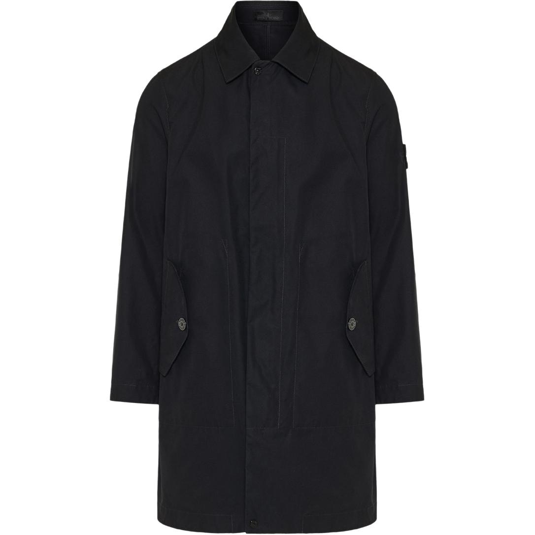 Stone Island Patch Collar Trench Coat