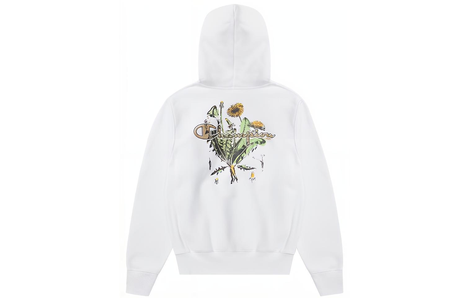 Champion US Life Logo Zip Floral Sweatshirt