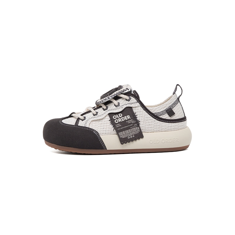 OLD ORDER Low Top Sneakers Black White