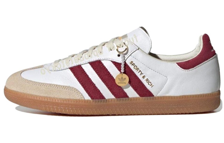 adidas originals SPORTY & RICH x adidas Samba White Red