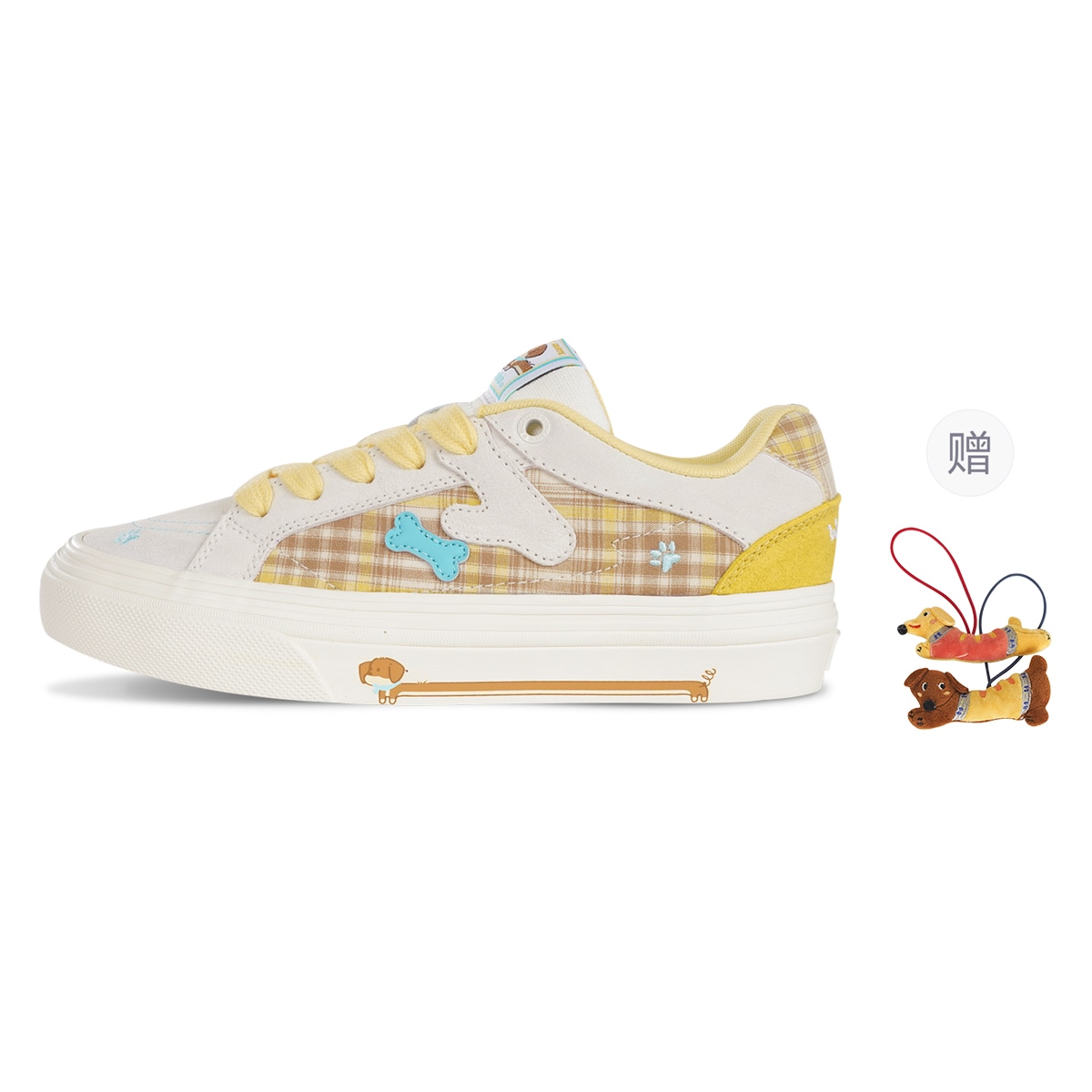 顽刻ollieskate ollieskate Sausage Dog Low Top Sneakers
