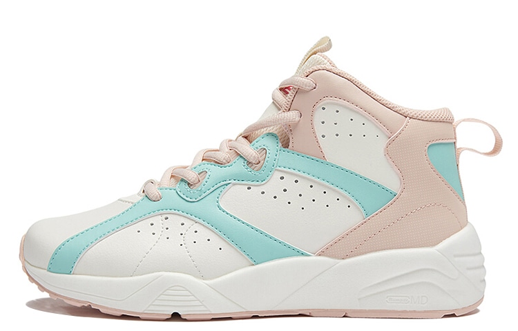 361° Q弹 Basketball Shoes White Pink