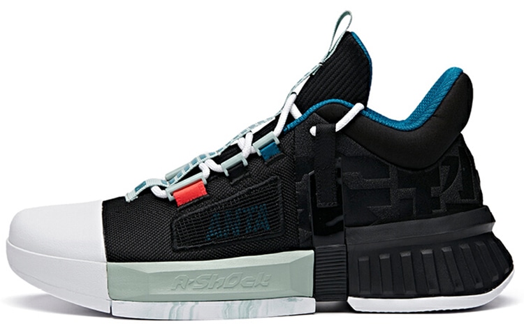 安踏 Anta Basketball Shoes Black Grey