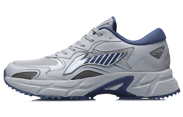 李宁 LiNing Running Shoes Grey Blue