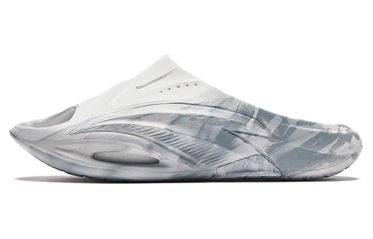 安踏 Anta Basketball Slides Grey White