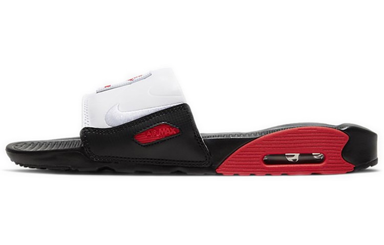 Nike Air Max 90 Slide Black White Red
