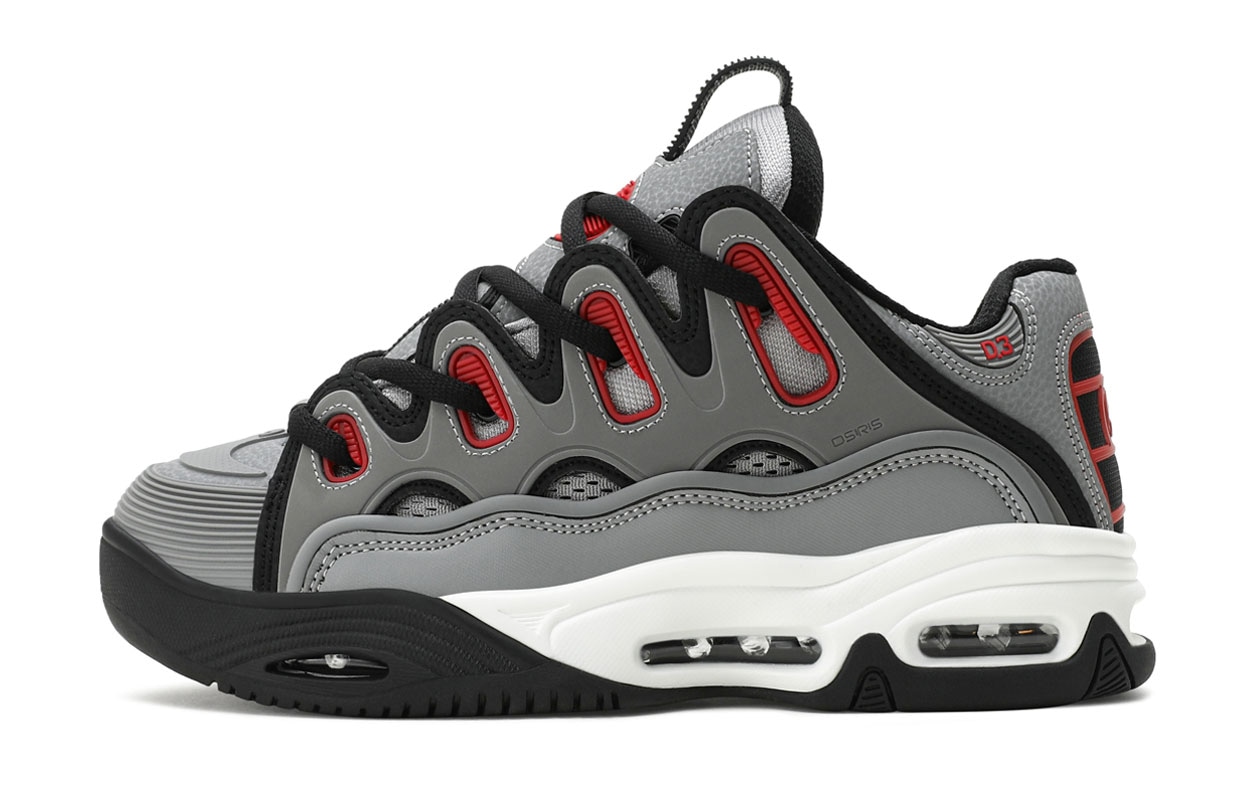 Osiris D3 Grey Red