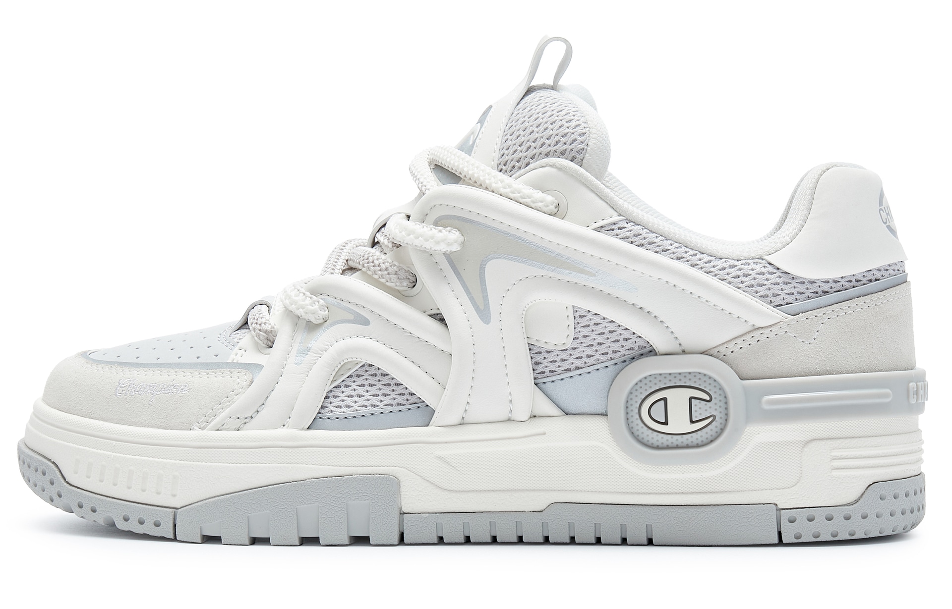 Champion Essentials Karst Skate White Grey