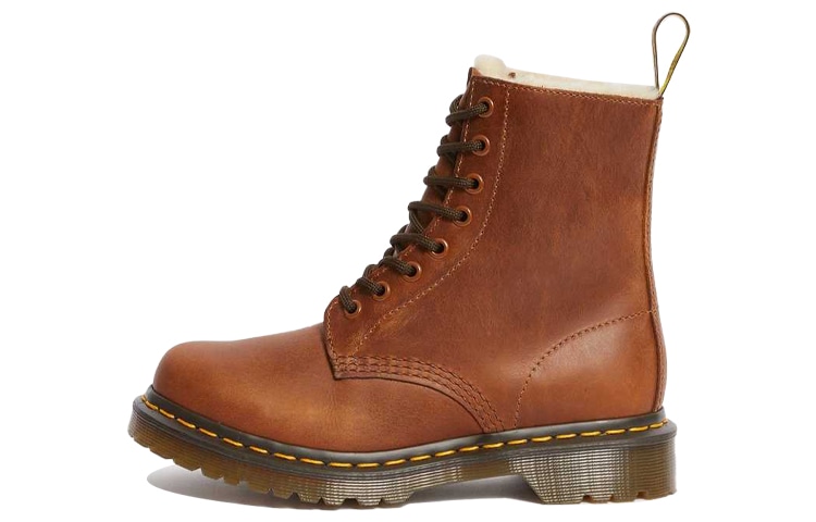 DR.MARTENS Dr. Martens 1460 Faux Fur Lined Brown
