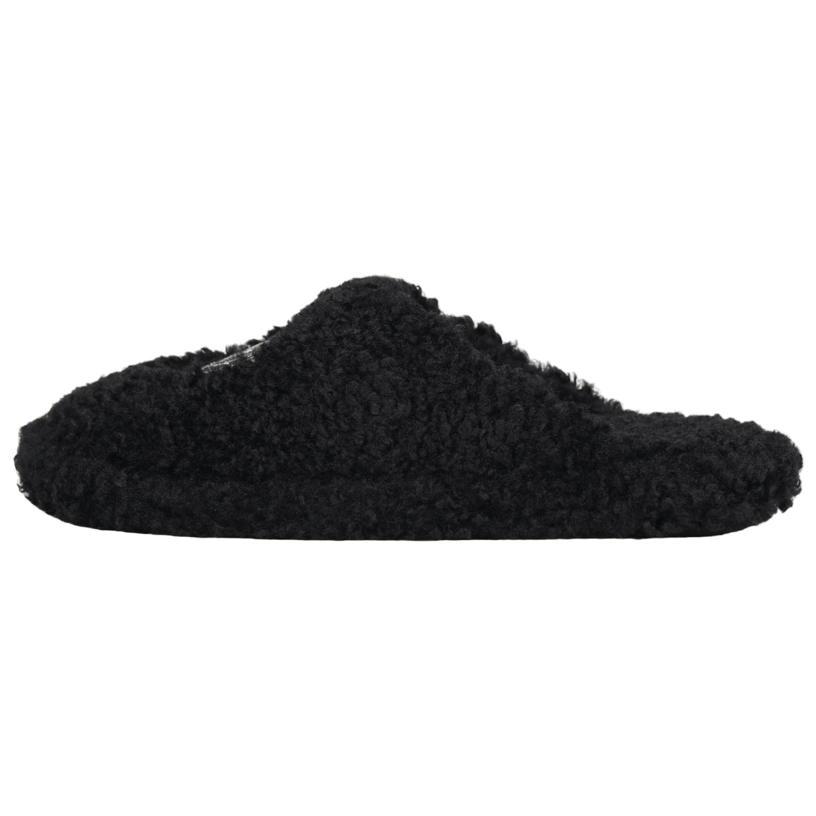 Balenciaga Furry Slides Black