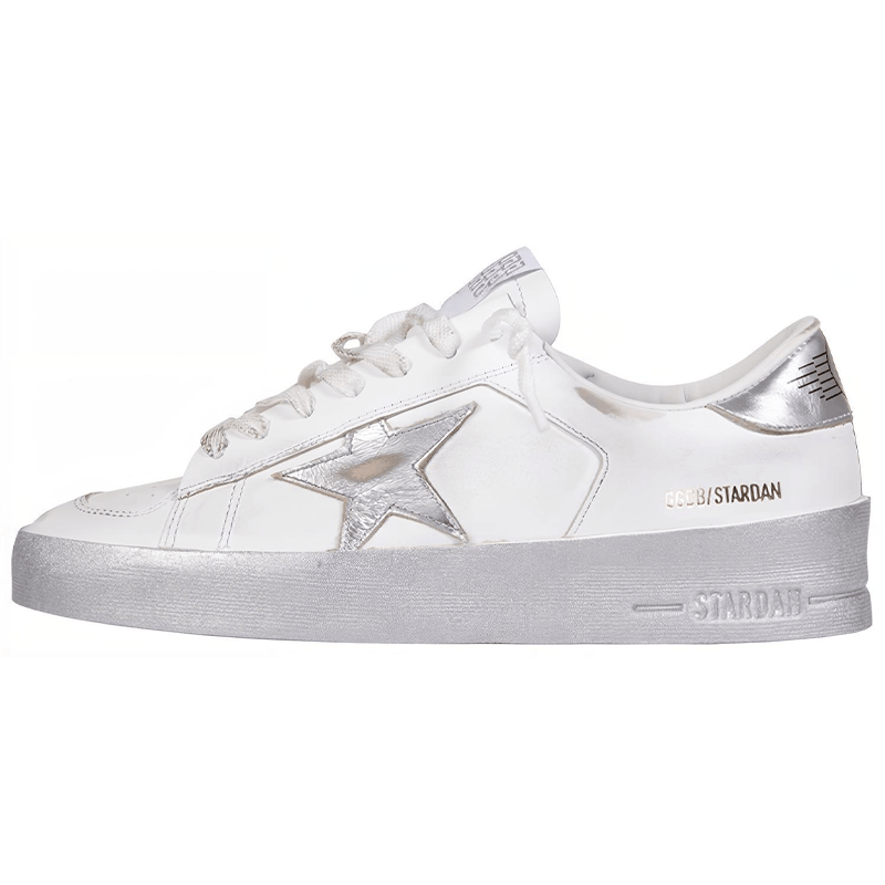Golden Goose Stardan White Silver