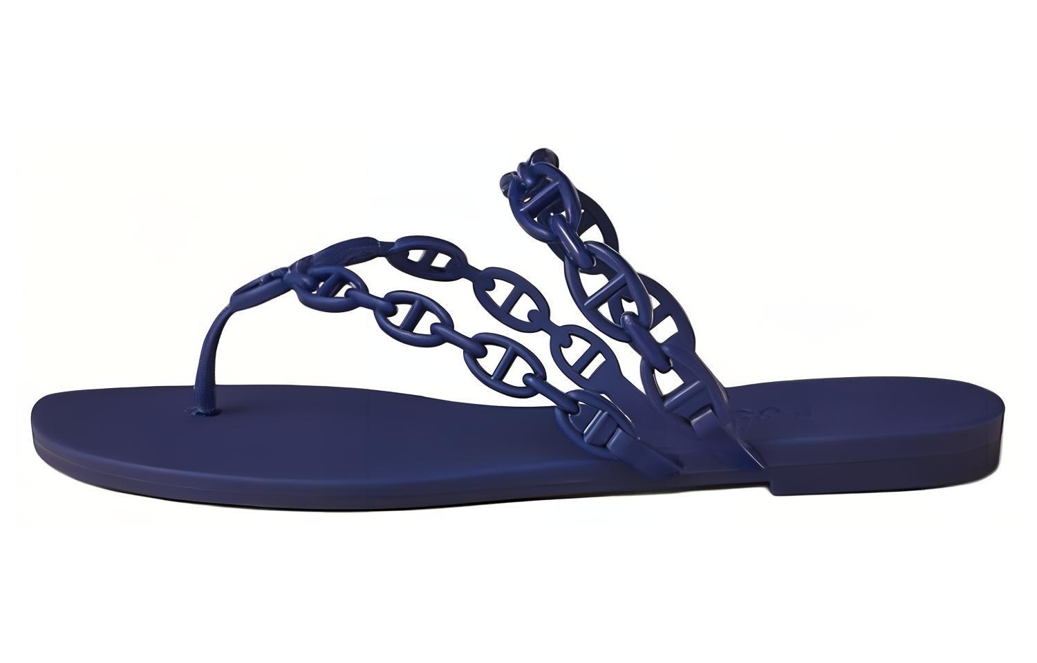HERMES/爱马仕 Hermes Flip Flops Blue
