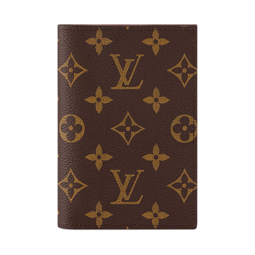 LOUIS VUITTON/路易威登 Louis Vuitton Canvas Passport Holder Brown