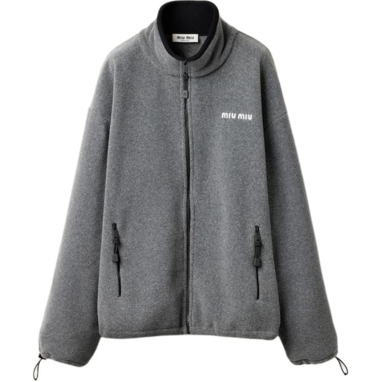 Miu Miu SS24 Logo Embroidered Jacket