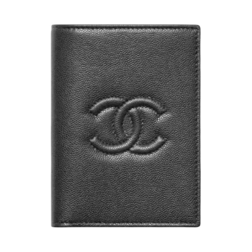 Chanel Passport Holder Black