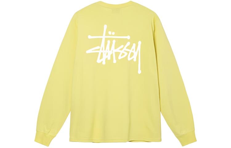 Stussy Classic Logo Crewneck Long Sleeve Tee