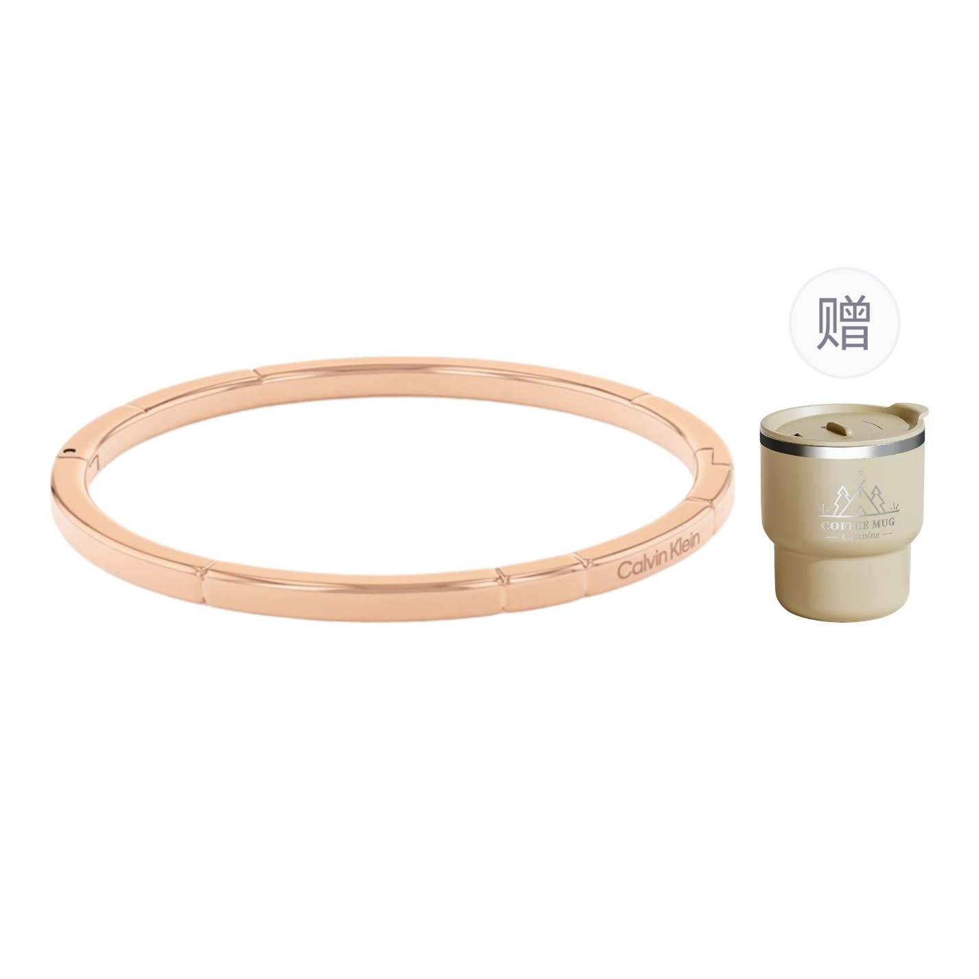 Calvin Klein Eternal Cube Bracelet Rose Gold Steel