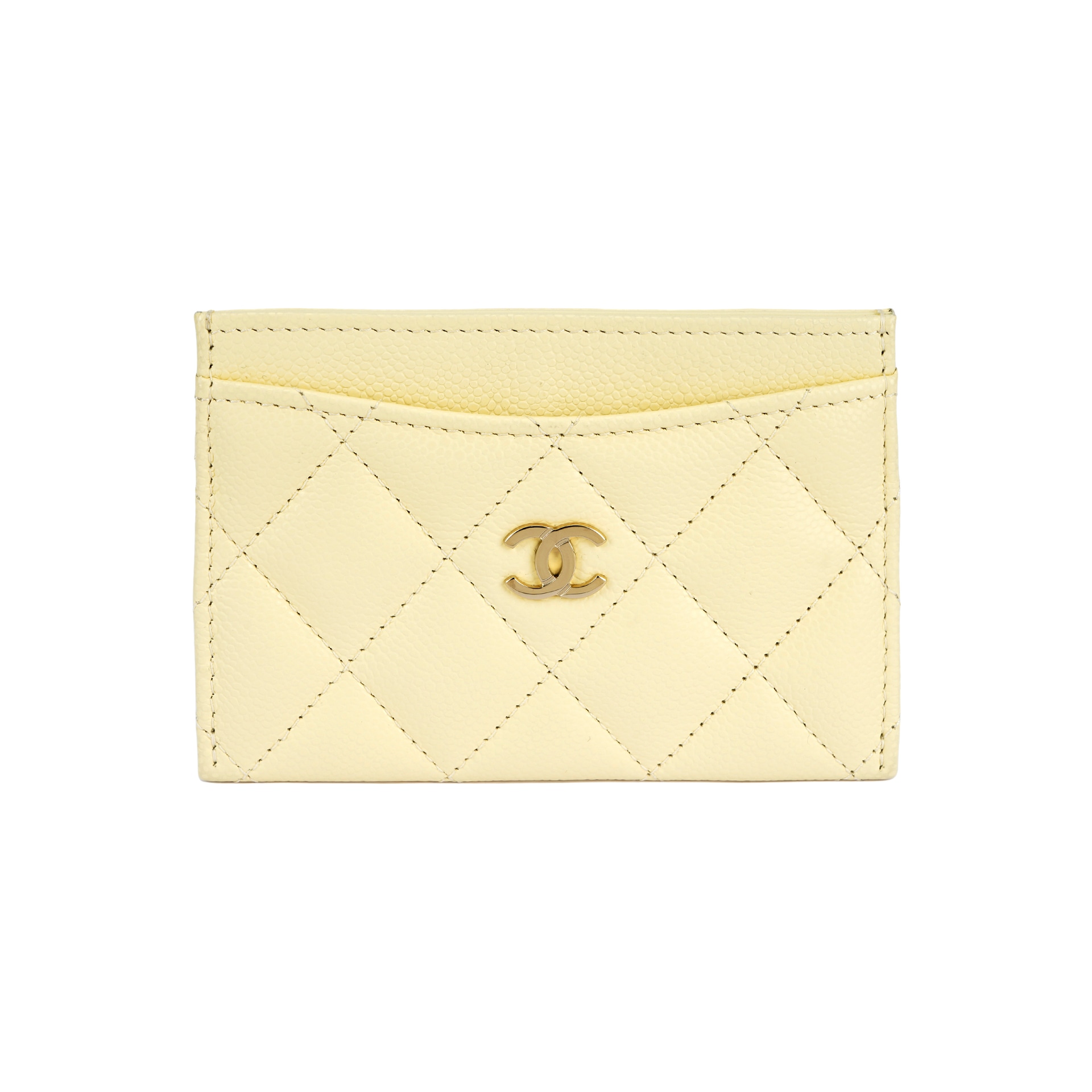 Chanel Card Holder Yellow